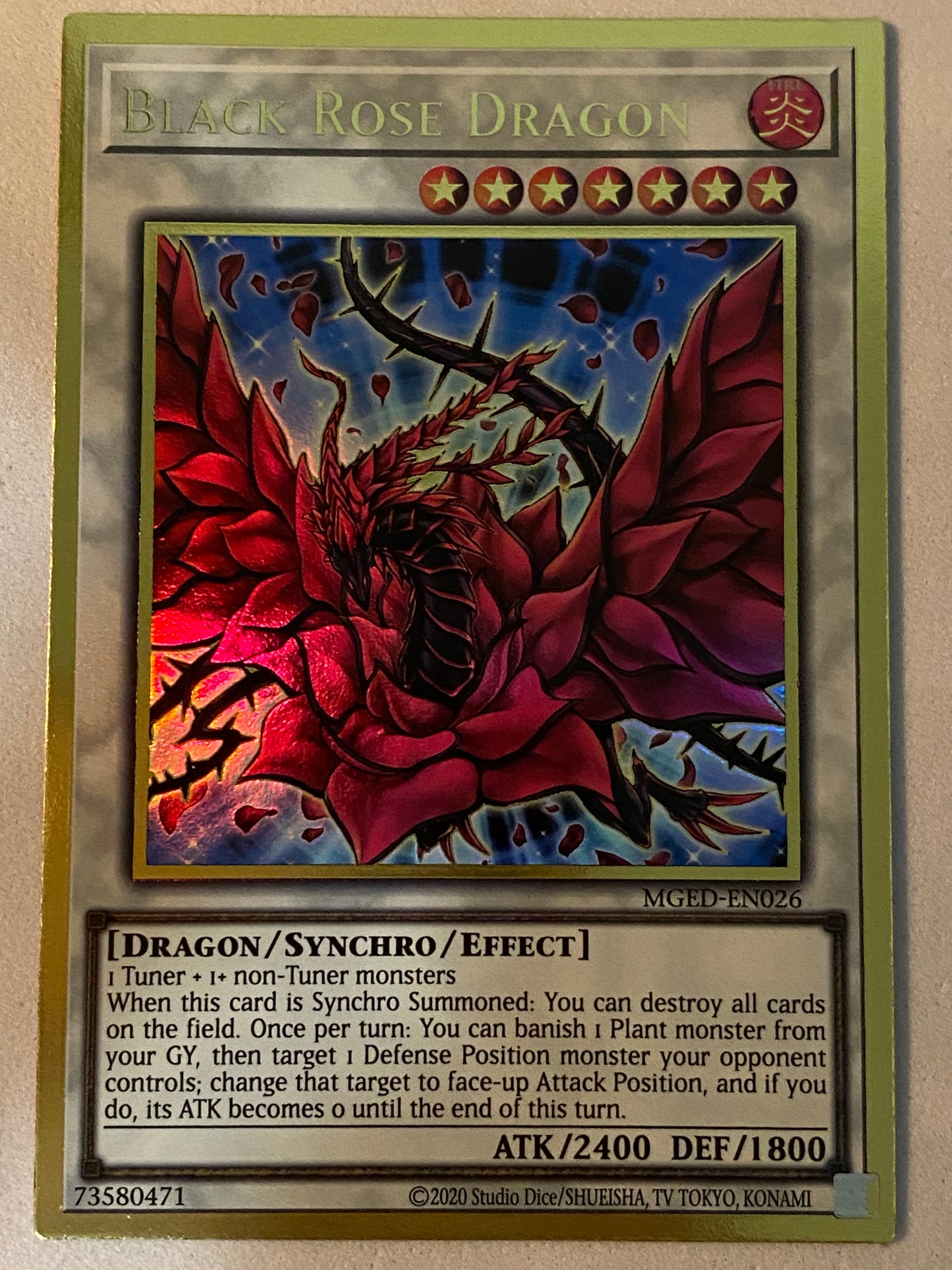 Black Rose Dragon MGED-EN026