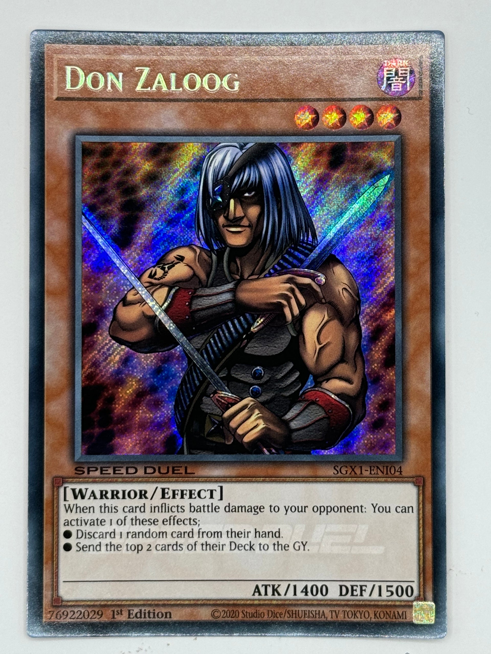 don zaloog yugioh card Don Zaloog SGX1-ENI04 – Genesis TCG
