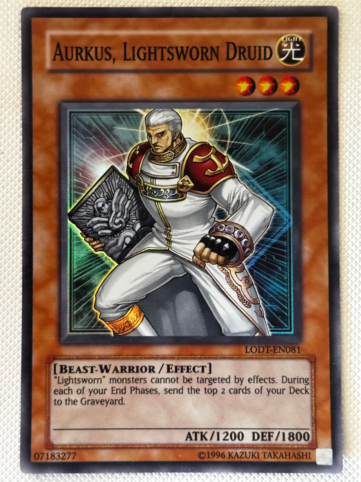 Arkus, Lightsworn Druid LODT-EN081
