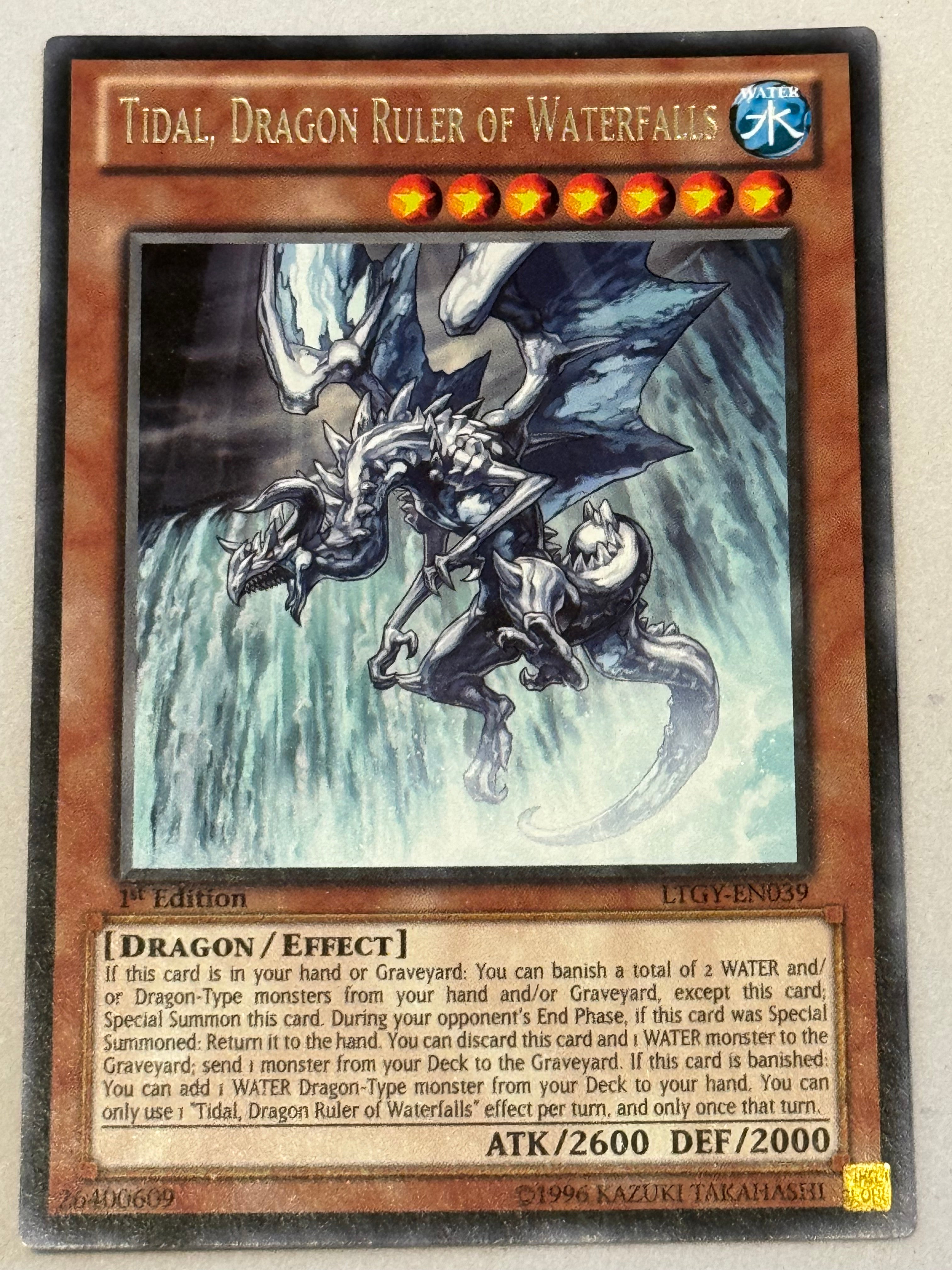 Tidal, Dragon Ruler Of Waterfalls LTGY-EN039 – Genesis TCG