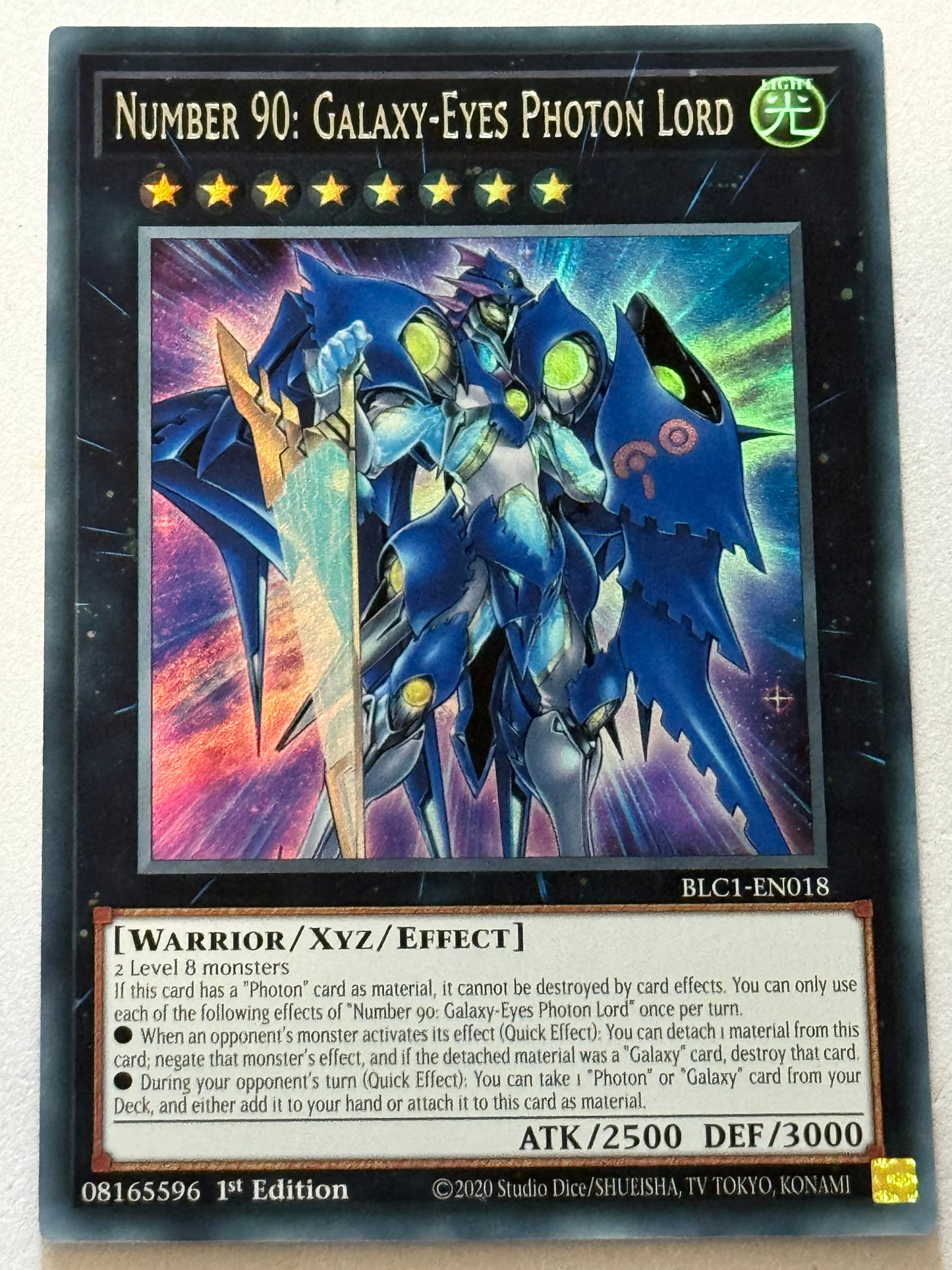 Number 90: Galaxy-Eyes Photon Lord(Silver) BLC1-EN018