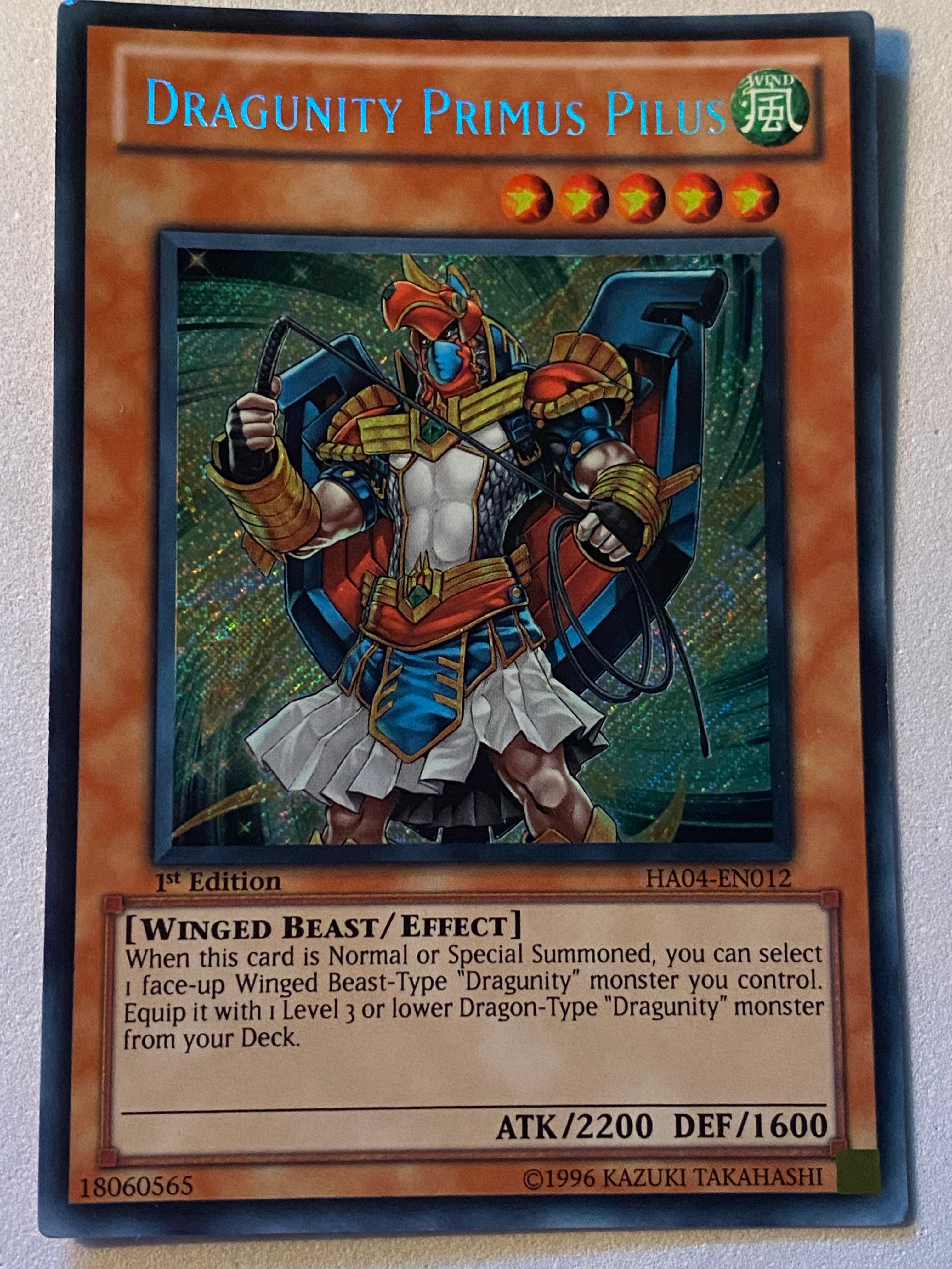 Dragunity Primus Pilus HA04-EN012 – Genesis TCG