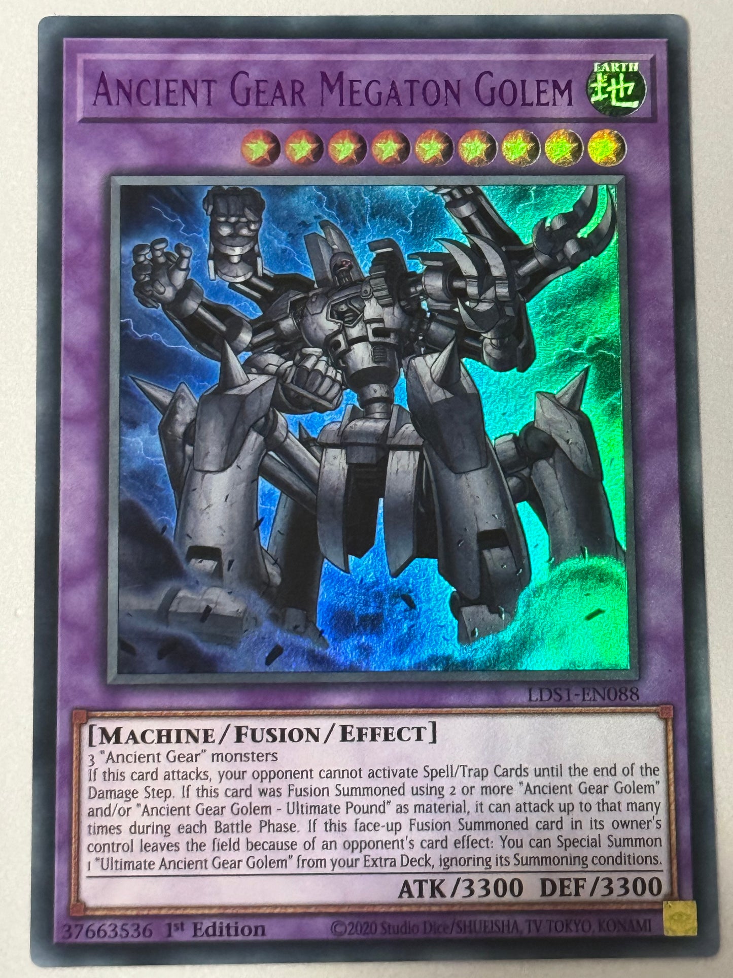 Ancient Gear Megaton Golem LDS1-EN088