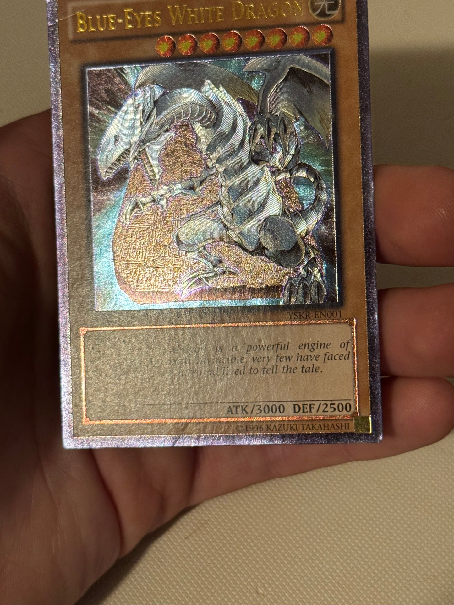 Blue-Eyes White Dragon YSKR-EN001(Read Description)