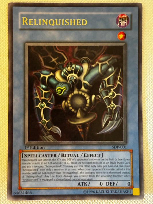 Relinquished SDP-001
