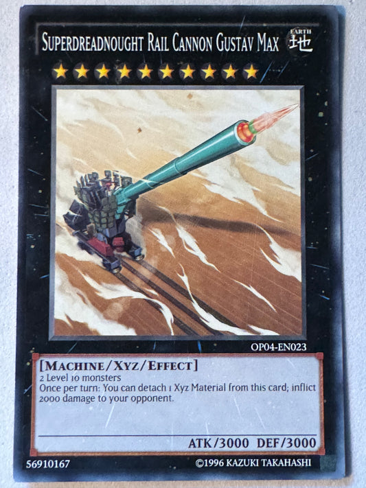 Superdreadnought Rail Cannon Gustav Max OP04-EN023