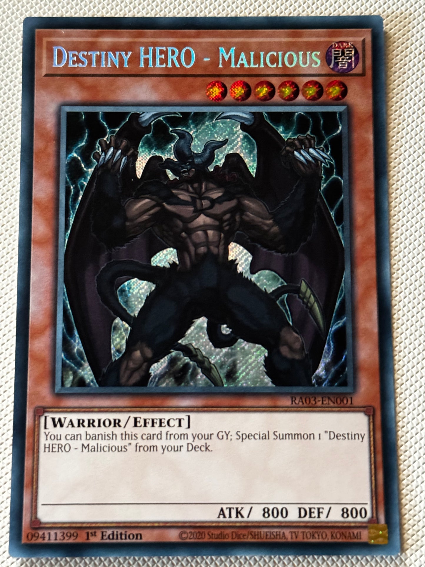 Destiny HERO - Malicious RA03-EN001
