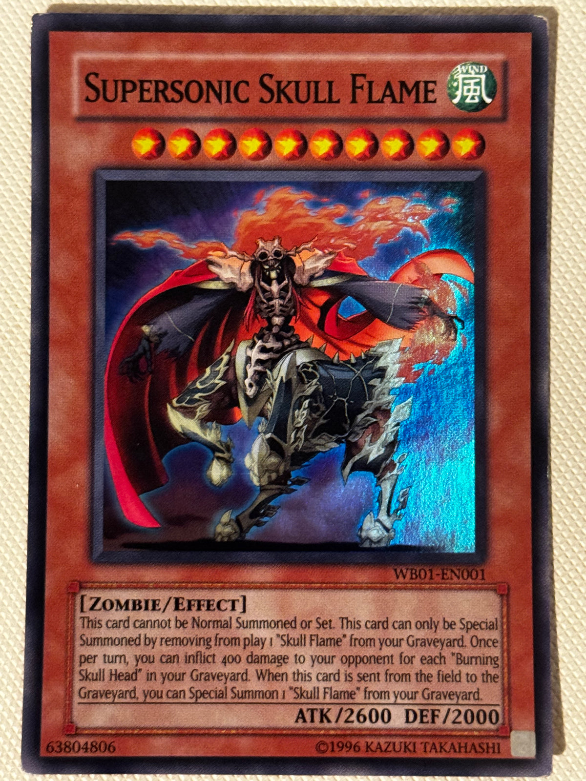 Supersonic Skull Flame WB01-EN001