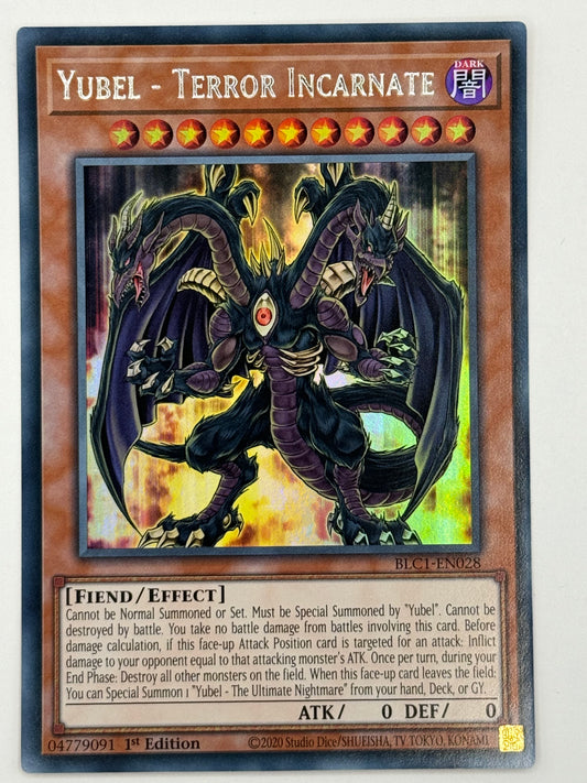 Yubel - Terror Incarnate(Silver Name) BLC1-EN028