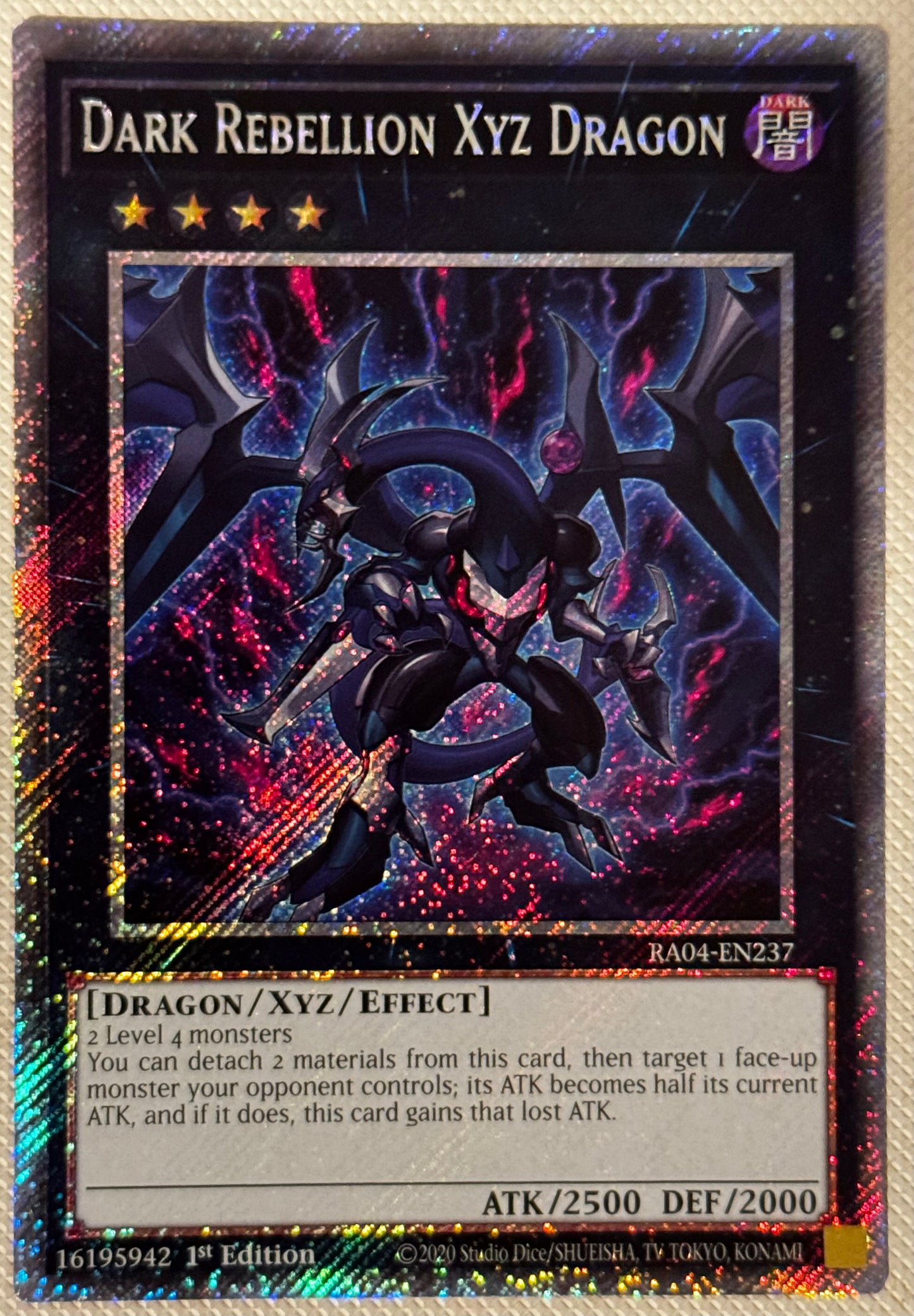 Dark Rebellion XYZ Dragon RA04-EN237