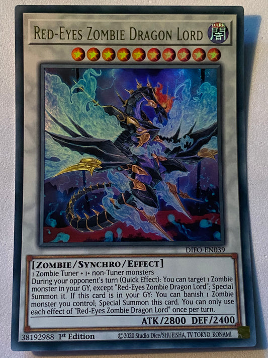 Red-Eyes Zombie Dragon Lord DIFO-EN039
