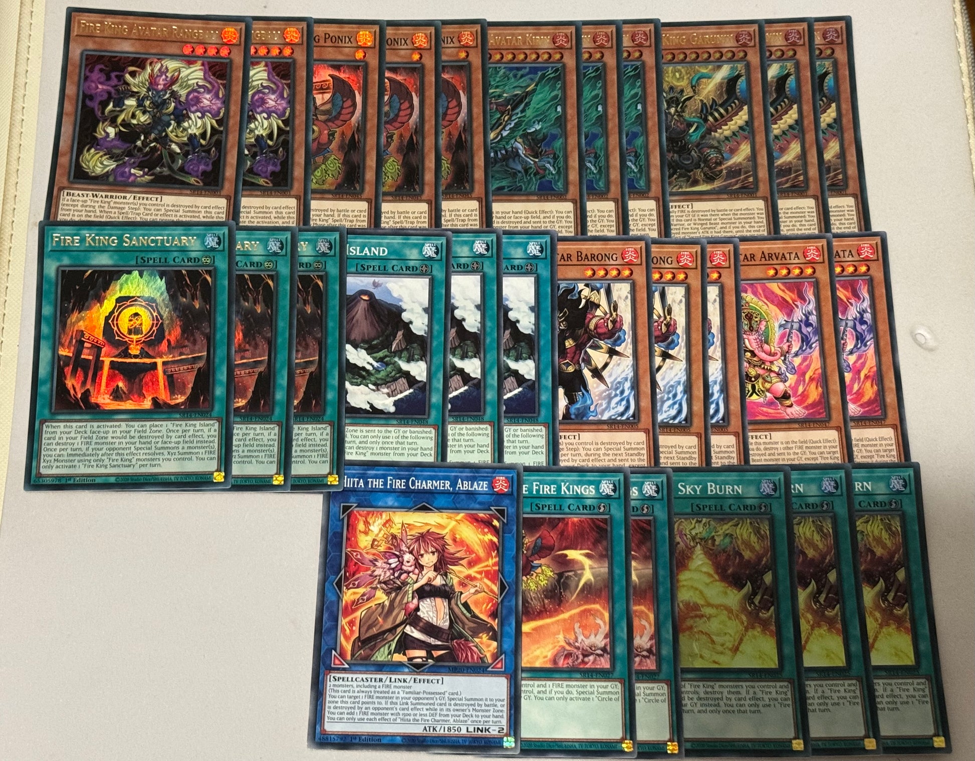 Fire King Deck Core Genesis TCG Fire King Deck Core Genesis TCG
