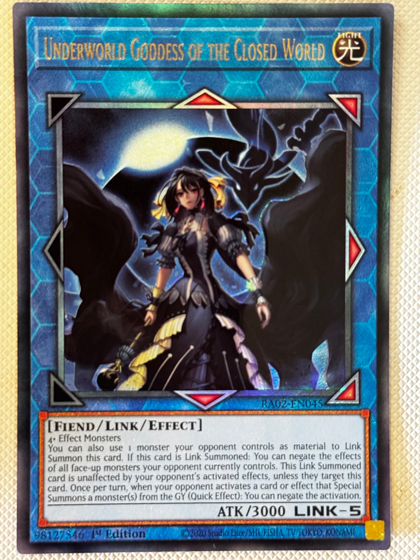 Underworld Goddess Of The Closed World RA02-EN045