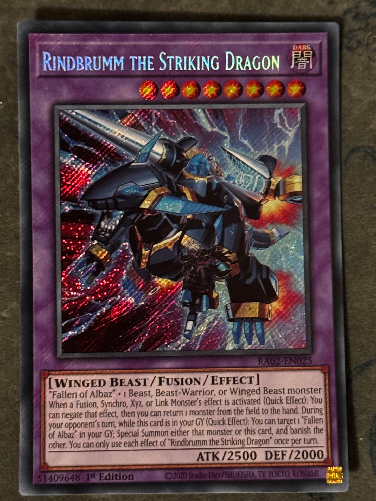 Rindbrumm The Striking Dragon RA02-EN025