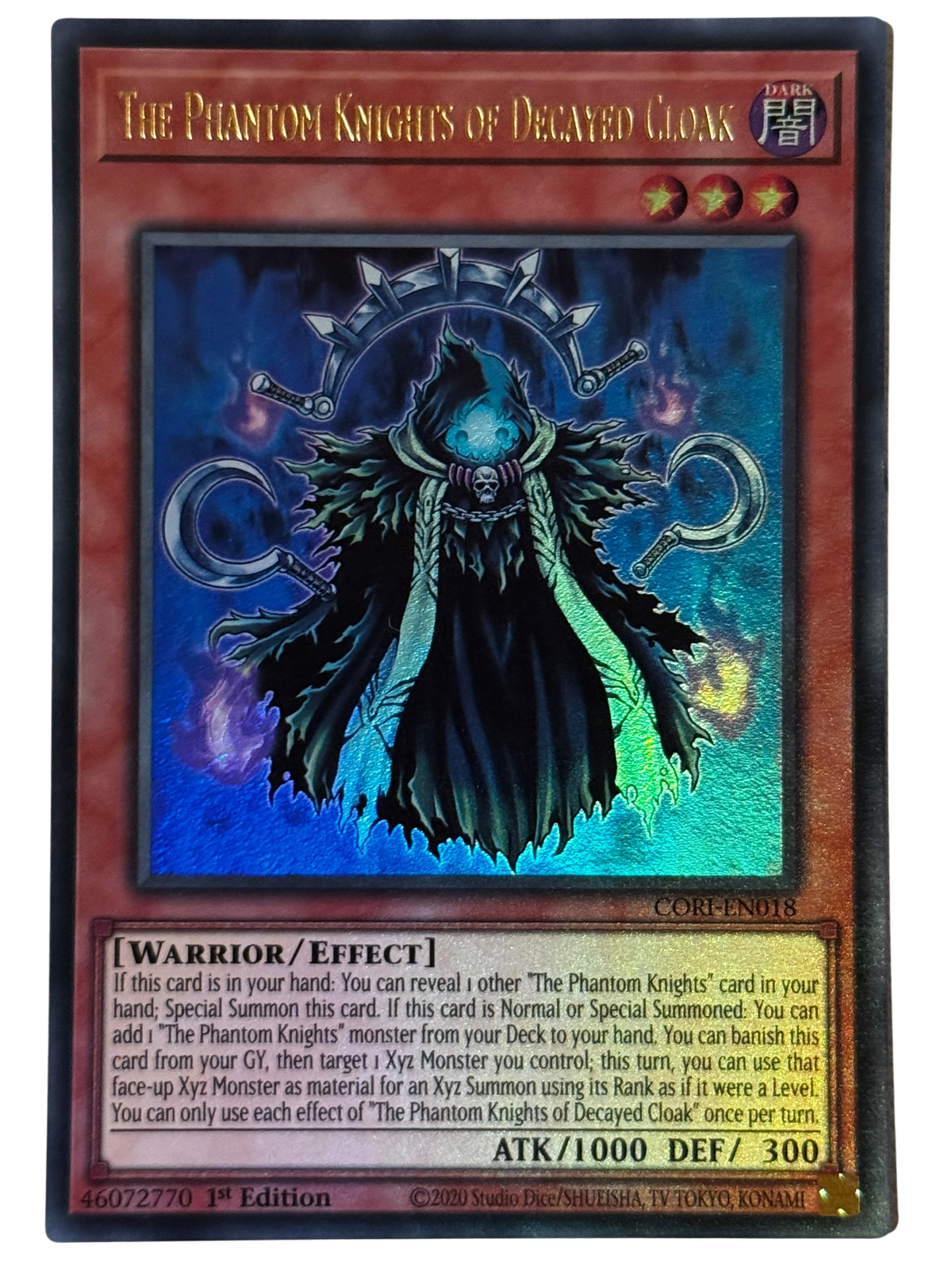 The Phantom Knights Of Decayed Cloak CORI-EN018