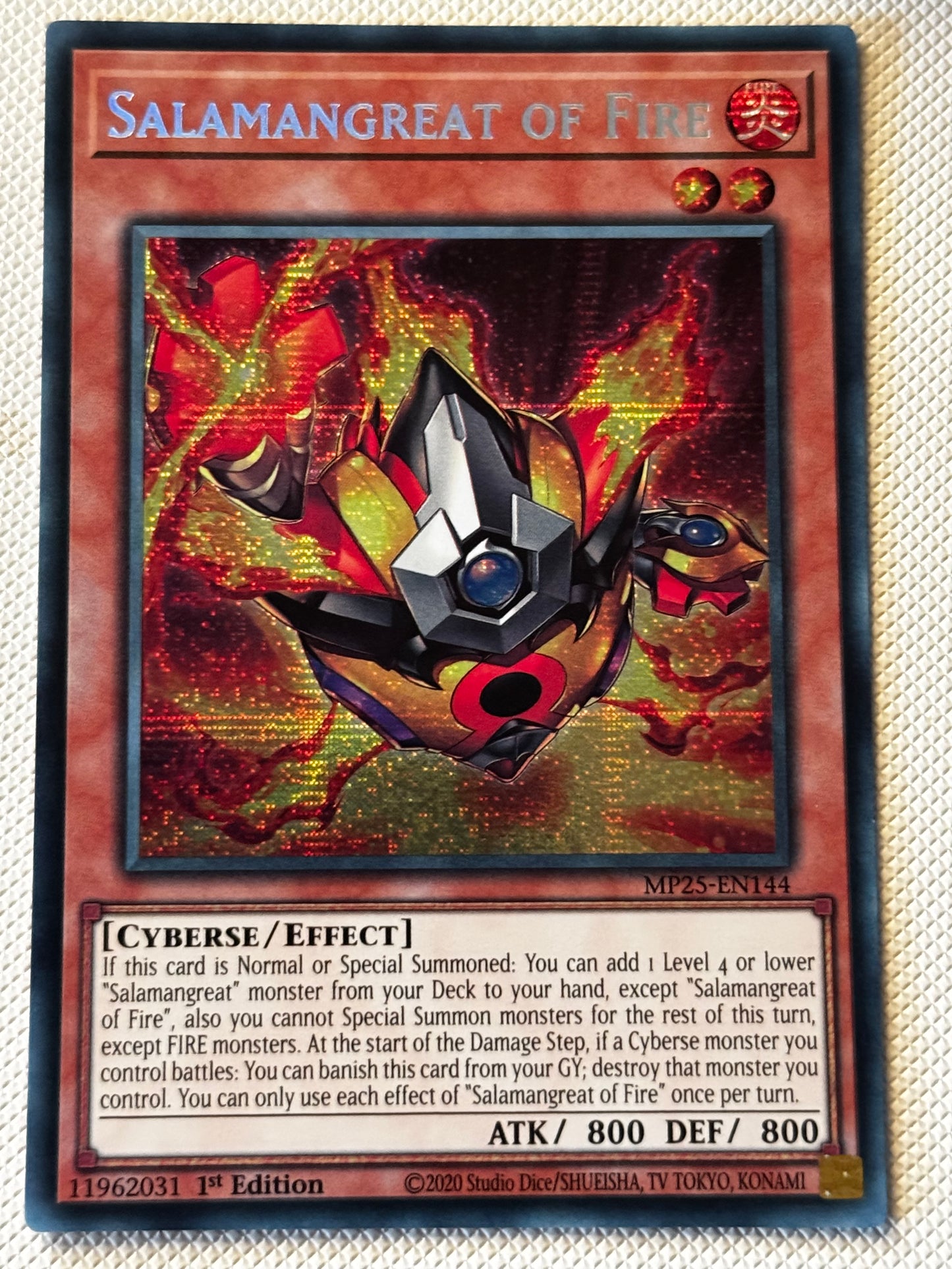 Salamangreat Of Fire MP25-EN144