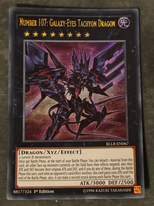 Number 107: Galaxy-Eyes Tachyon Dragon BLLR-EN067