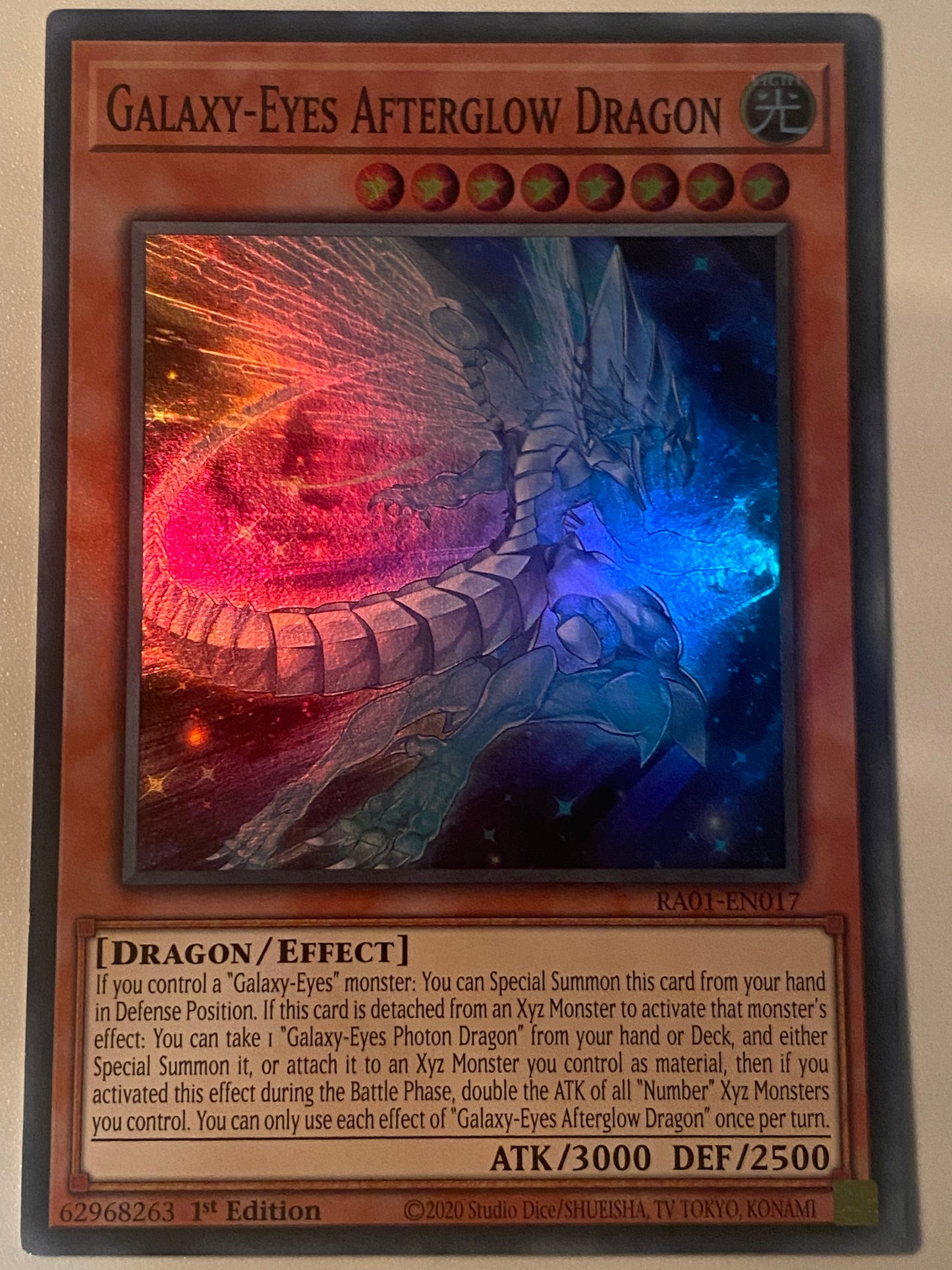 Galaxy-Eyes Afterglow Dragon RA01-EN017