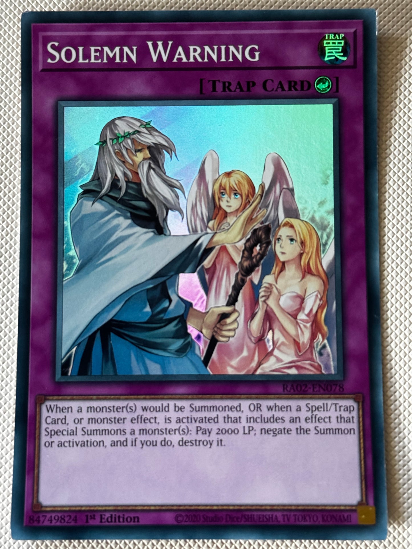 Solemn Warning RA02-EN078