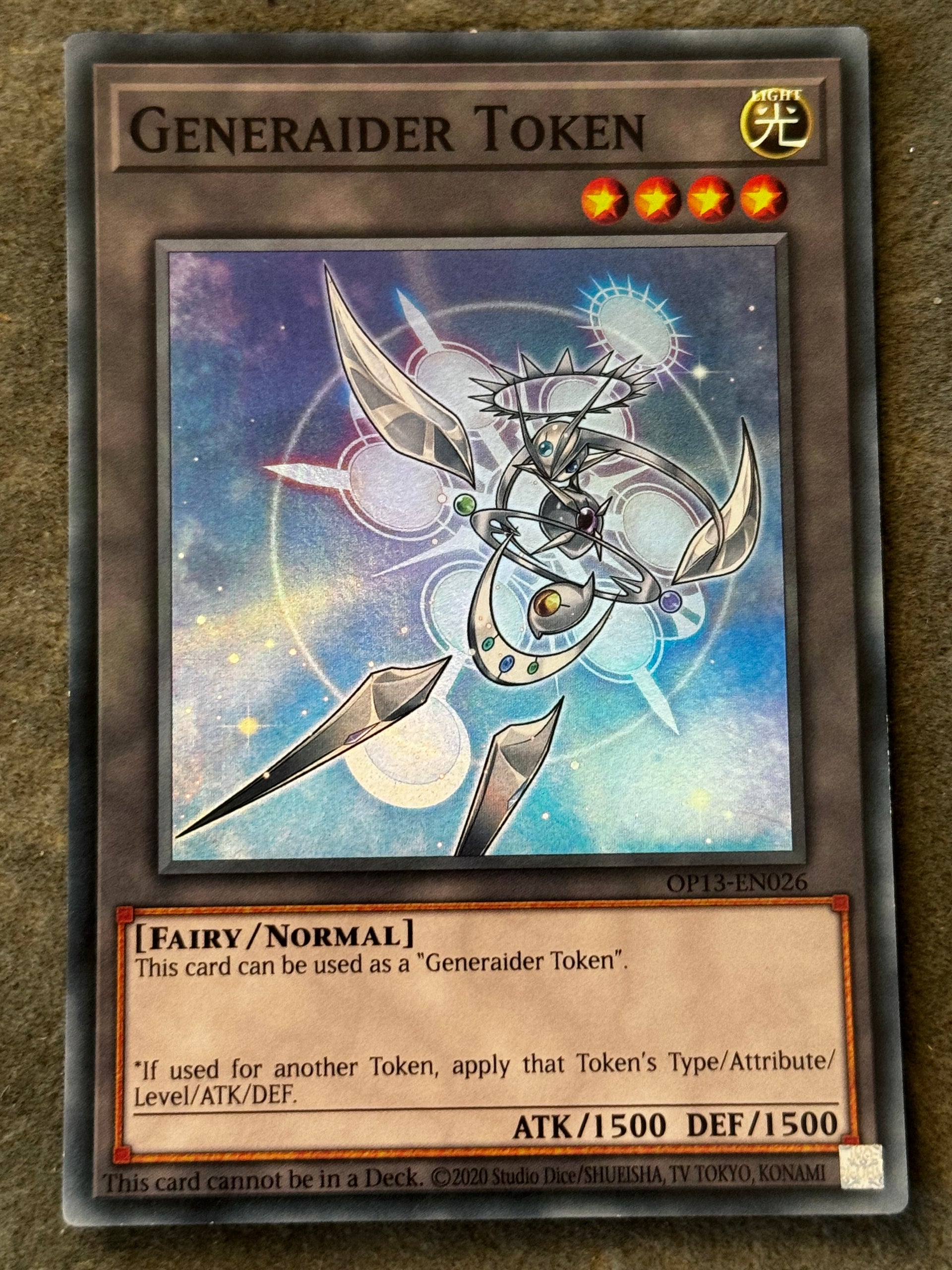 Generaider Token OP13-EN026 – Genesis TCG