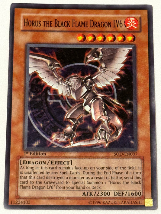 Horus The Black Flame Dragon LV6 SOD-EN007