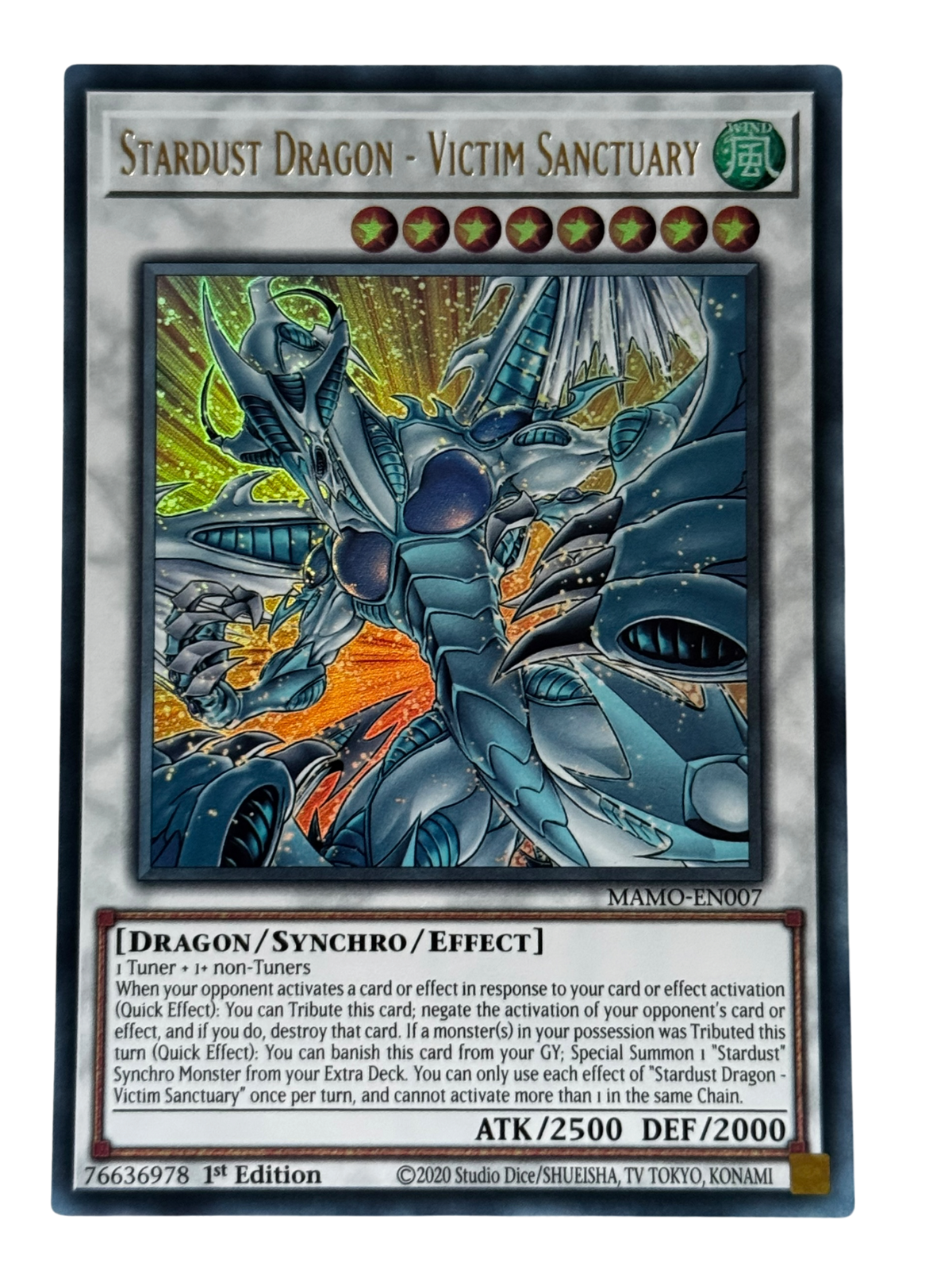 Stardust Dragon - Victim Sanctuary MAMO-EN007