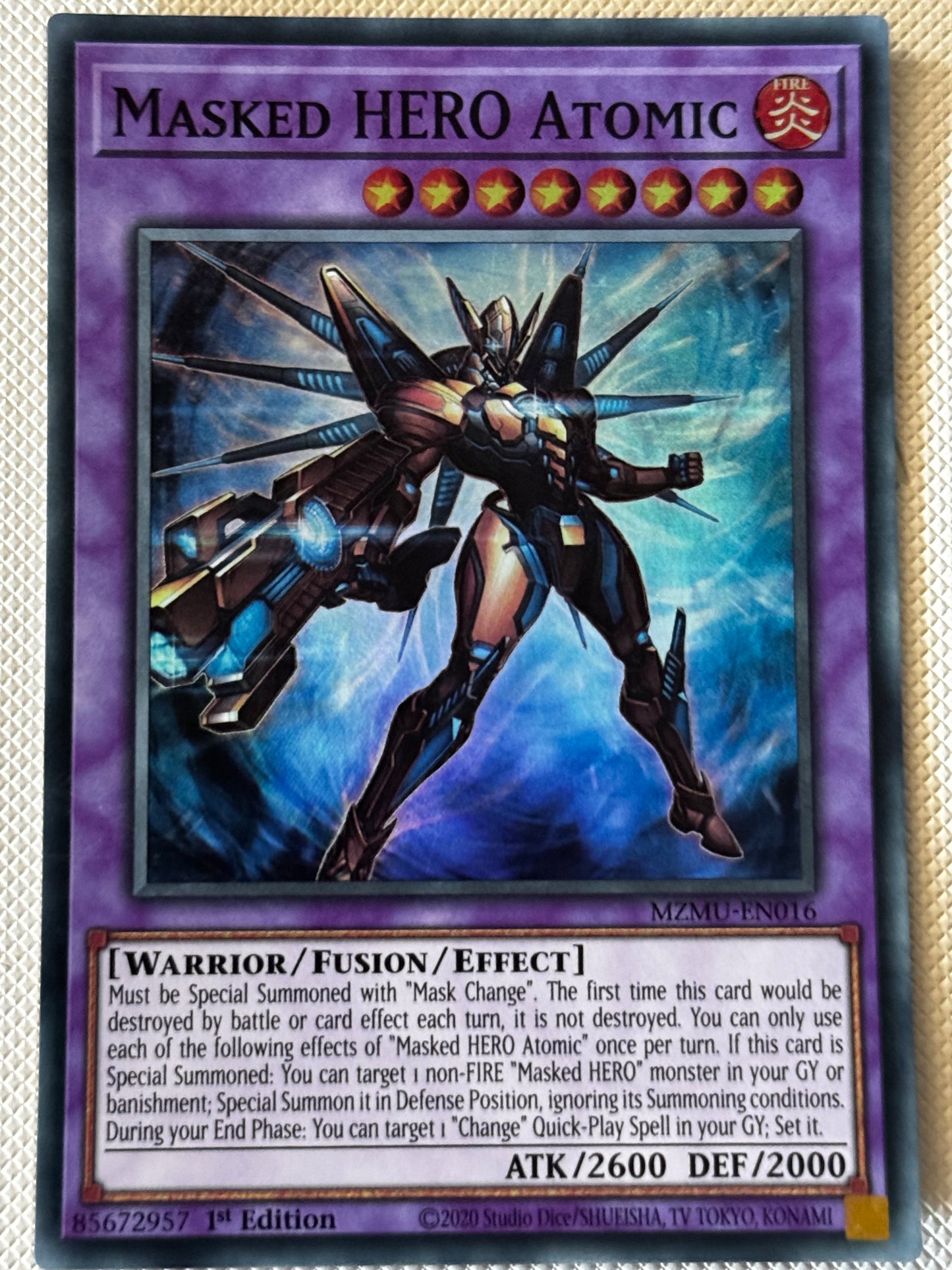 Masked HERO Atomic MZMU-EN016