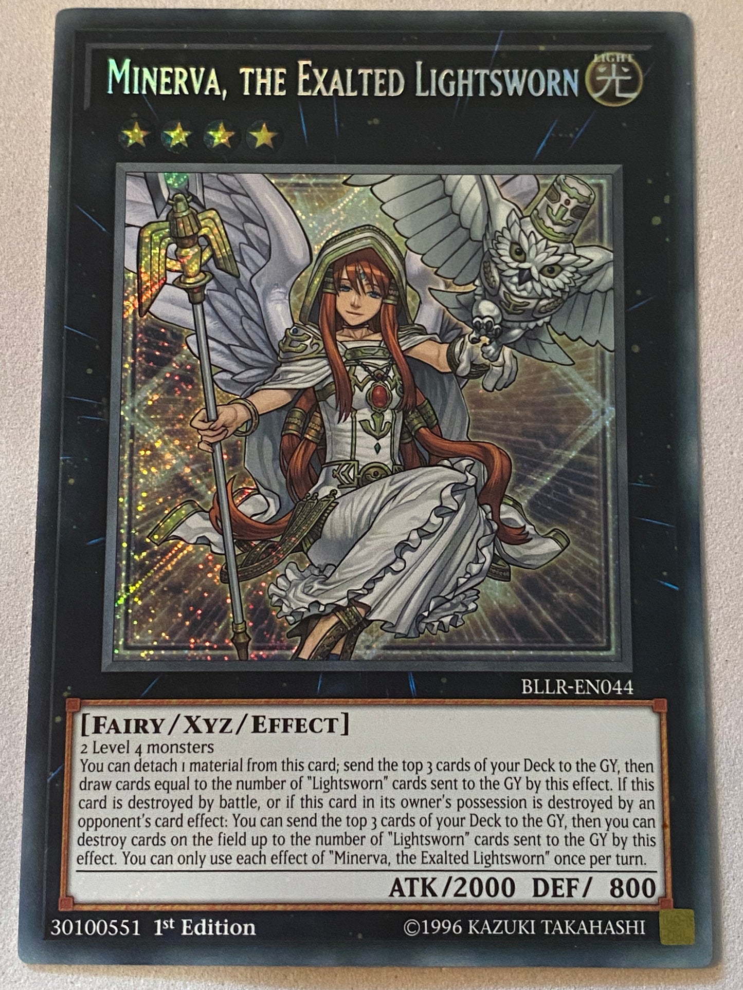 Minerva, The Exalted Lightsworn BLLR-EN044