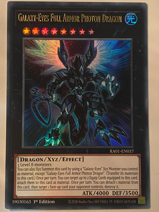 Galaxy-Eyes Full Armor Photon Dragon RA01-EN037