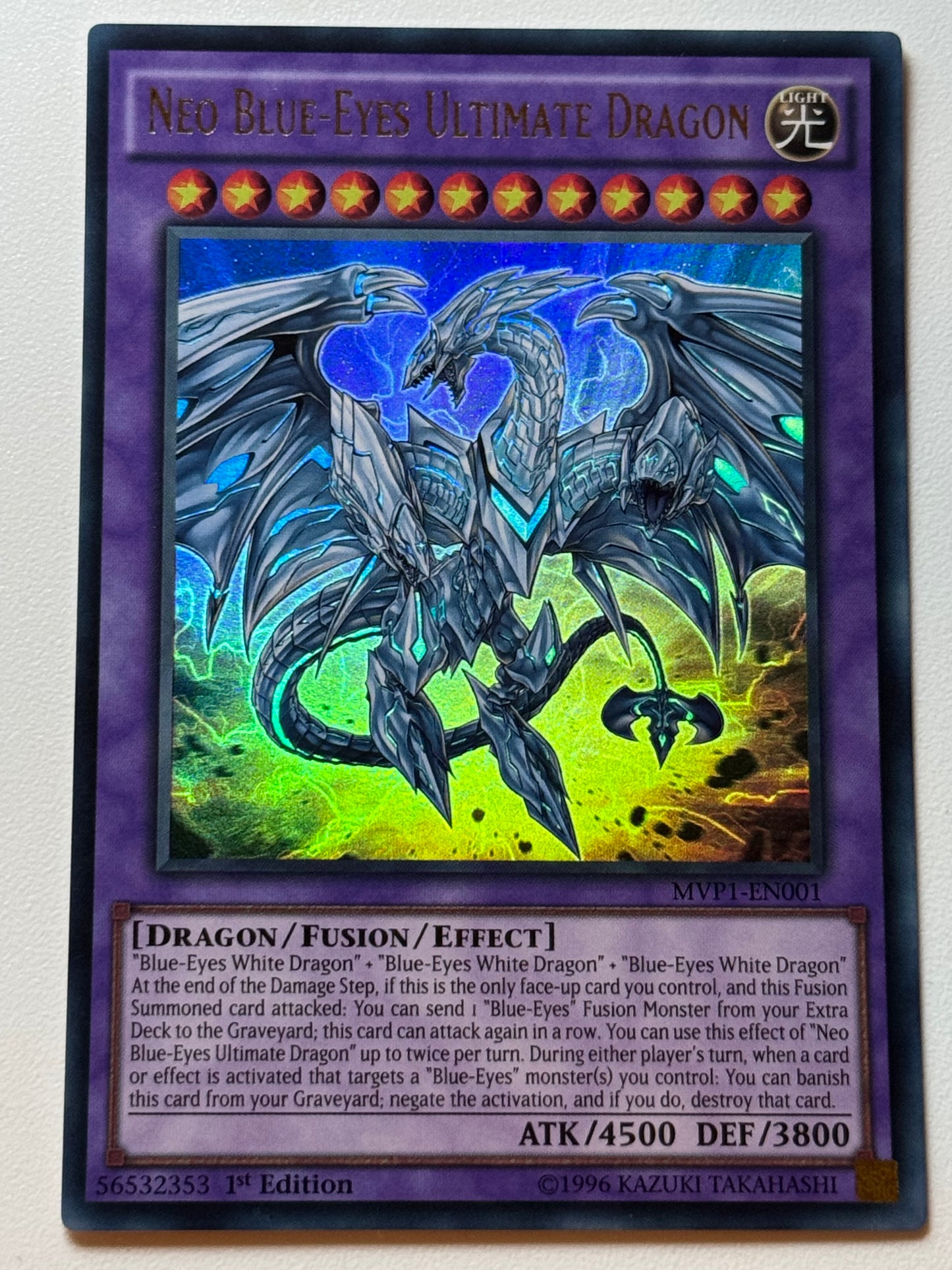 Neo Blue-Eyes Ultimate Dragon MVP1-EN001