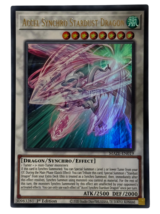 Accel  Synchro Stardust Dragon MAZE-EN019