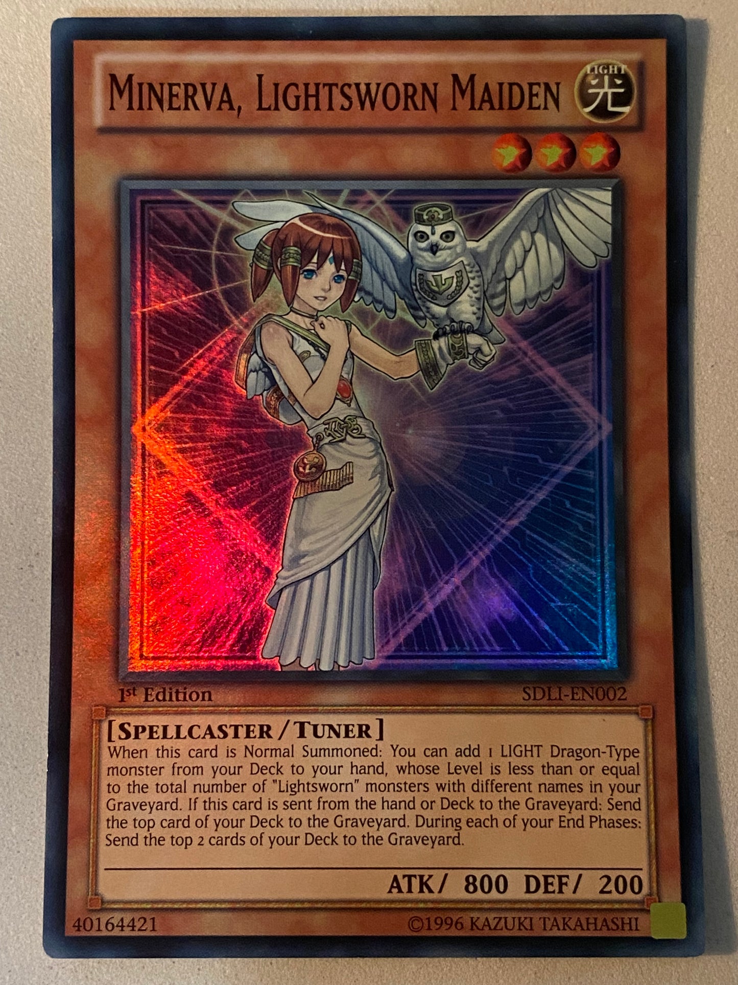 Minerva, Lightsworn Maiden SDLI-EN002