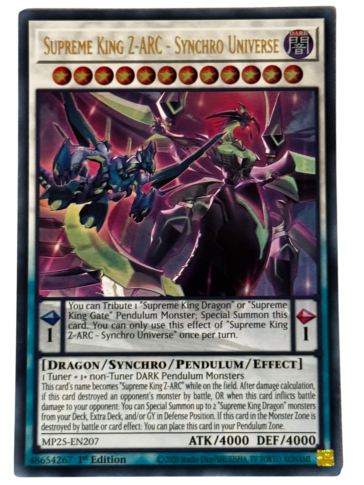 Supreme King Z-Arc - Synchro Universe MP25-EN207