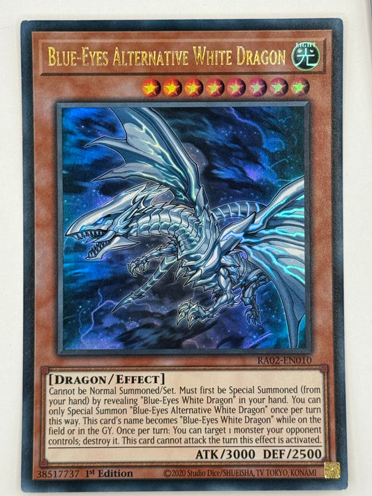Blue-Eyes Alternative White Dragon RA02-EN010