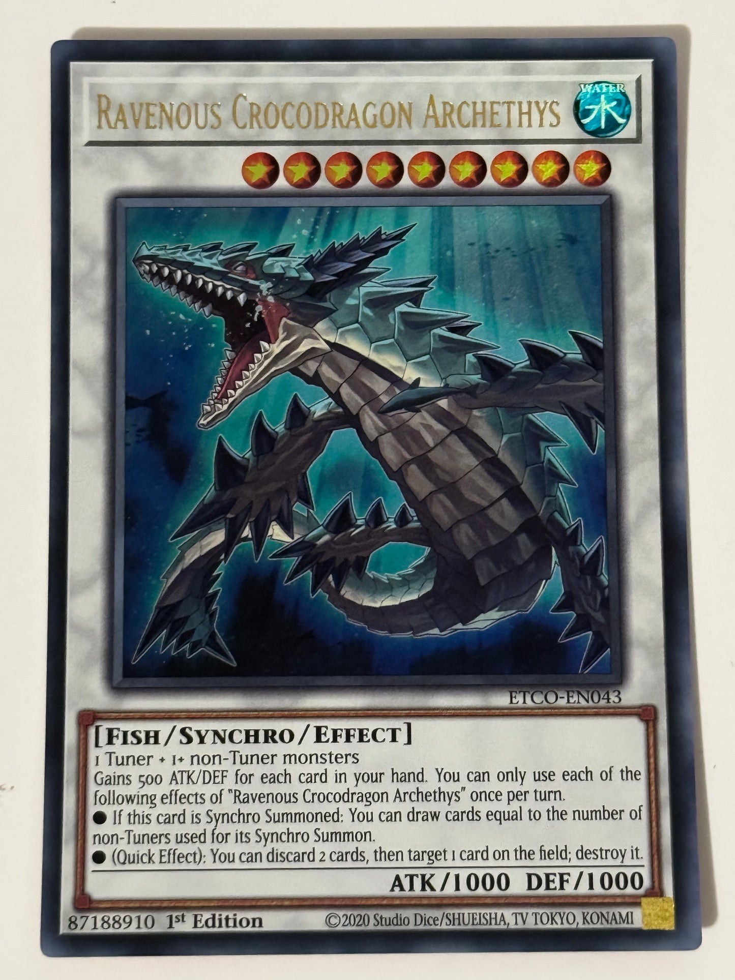 Ravenous Crocodragon Archethys ETCO-EN043