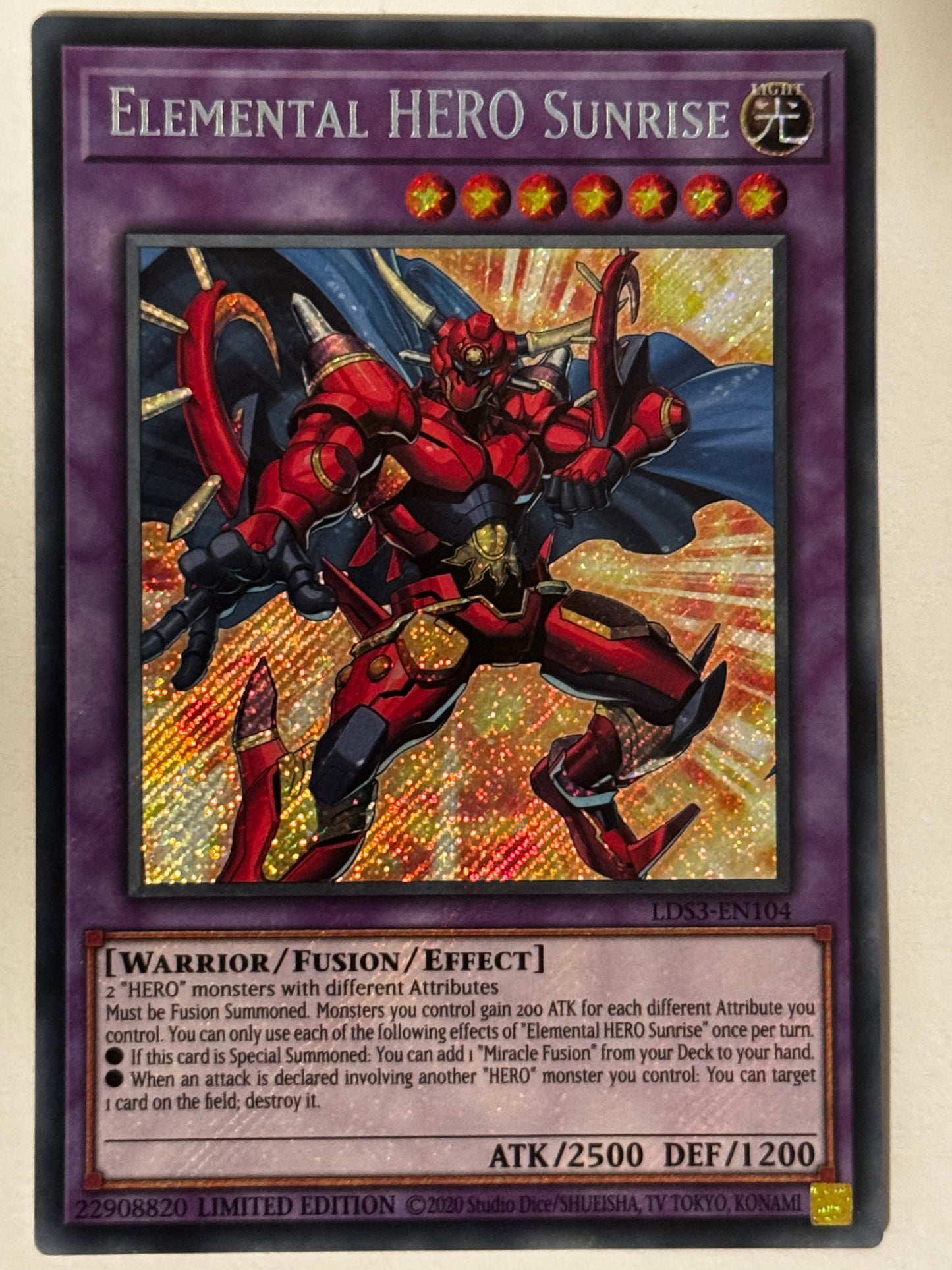 Elemental HERO Sunrise LDS3-EN104