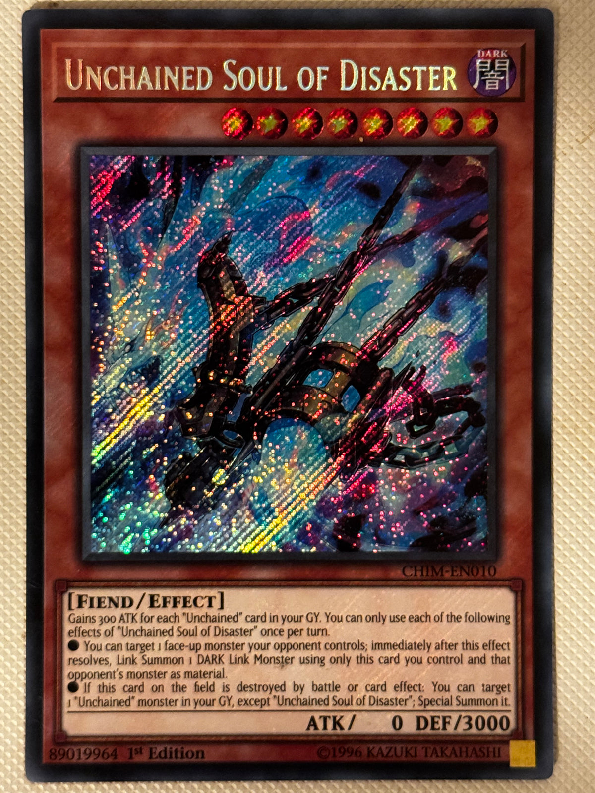 Unchained Soul Of Disaster CHIM-EN010