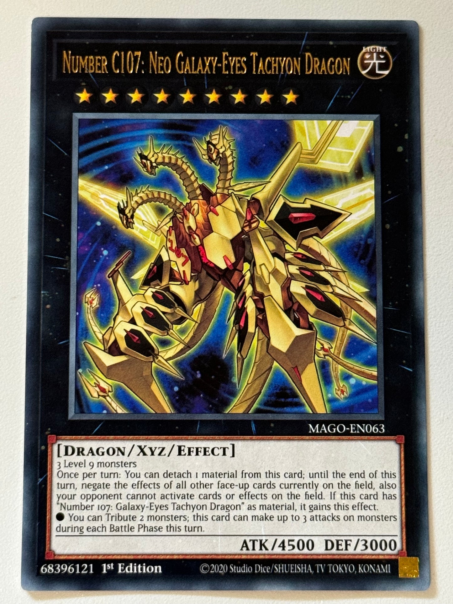 Number C107: Neo Galaxy-Eyes Photon Dragon MAGO-EN063
