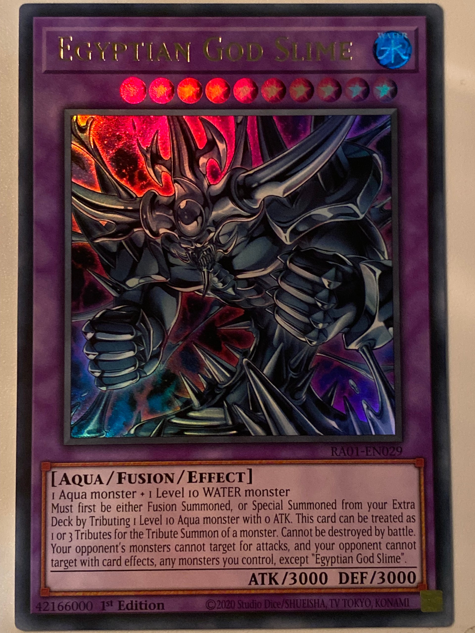 Egyptian God Slime RA01-EN029 – Genesis TCG