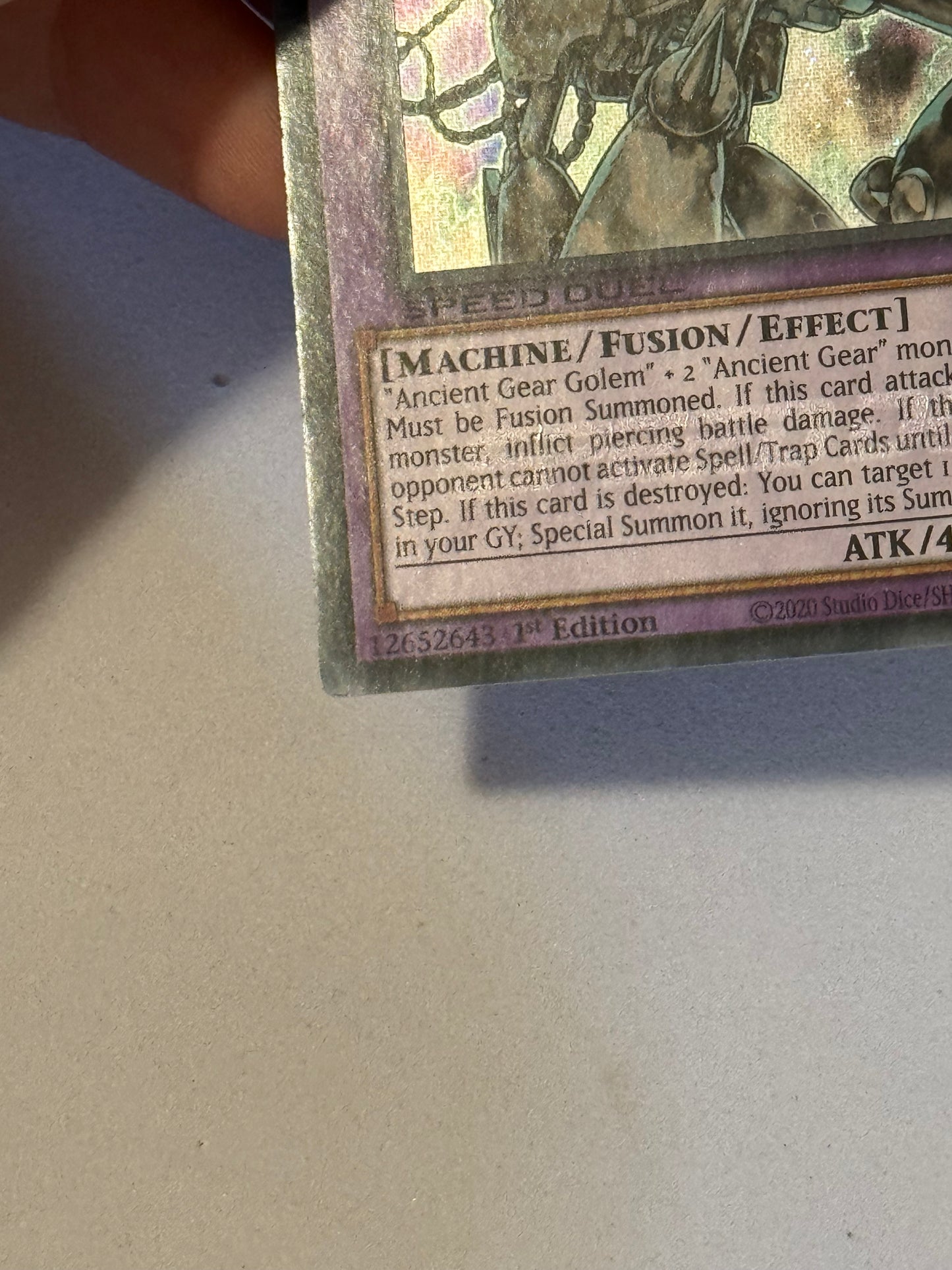 Ultimate Ancient Gear Golem SGX1-END21