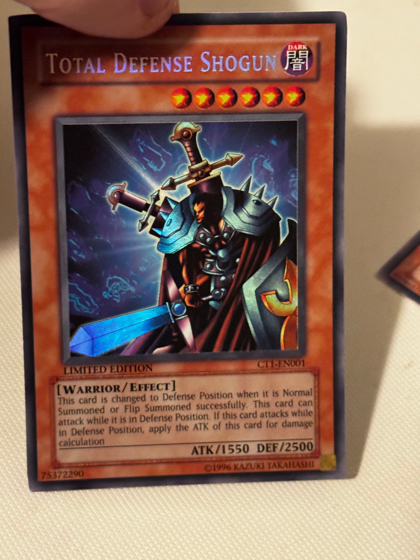 Total Defence Shogun CT1-EN001 Misprint