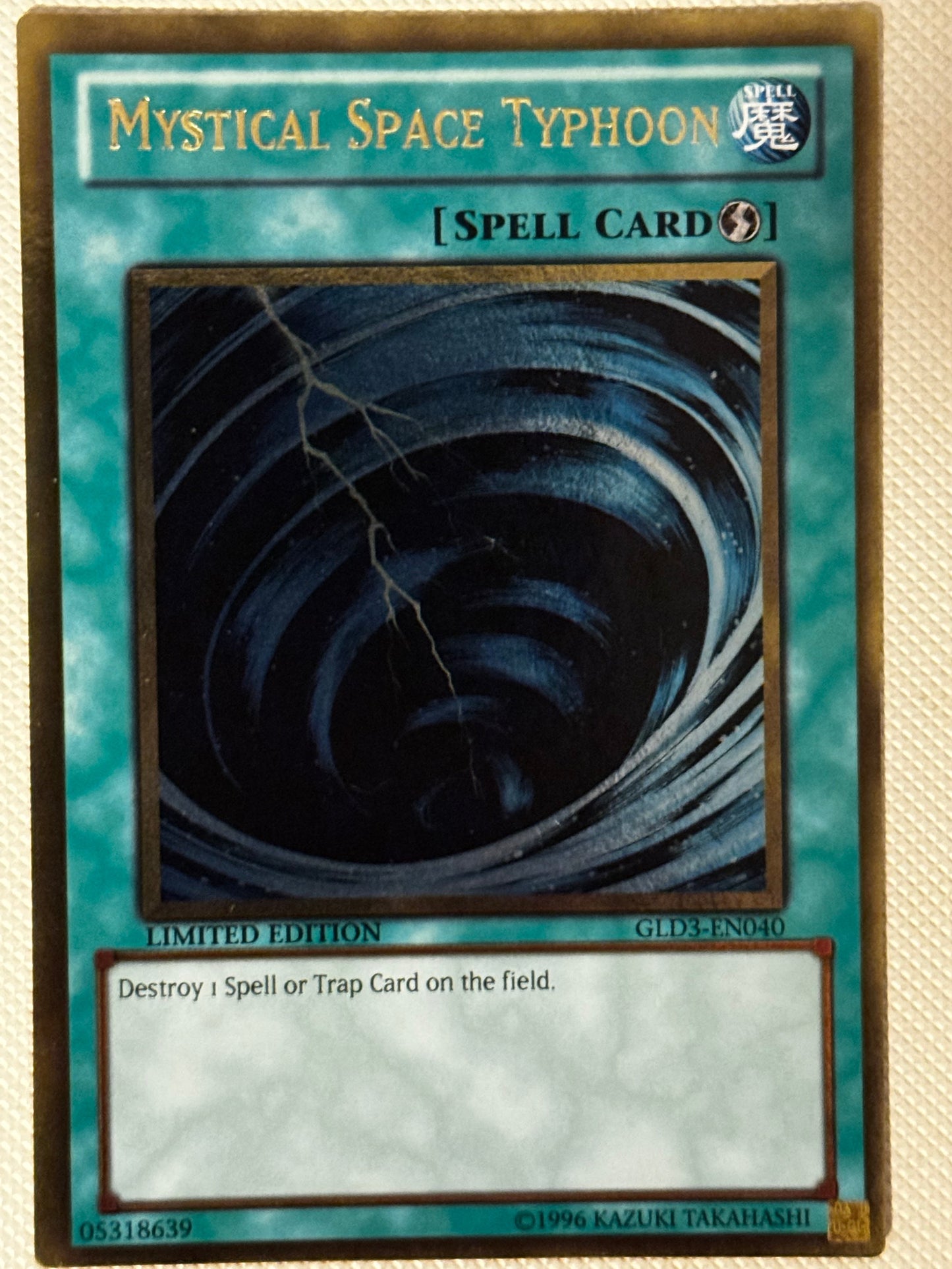 Mystical Space Typhoon GLD3-EN040