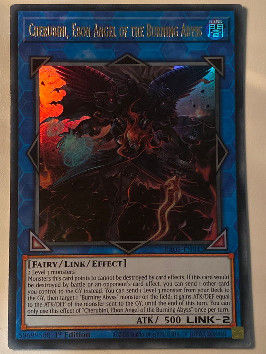 Cherubini, Ebon Angel Of The Burning Abyss RA01-EN042