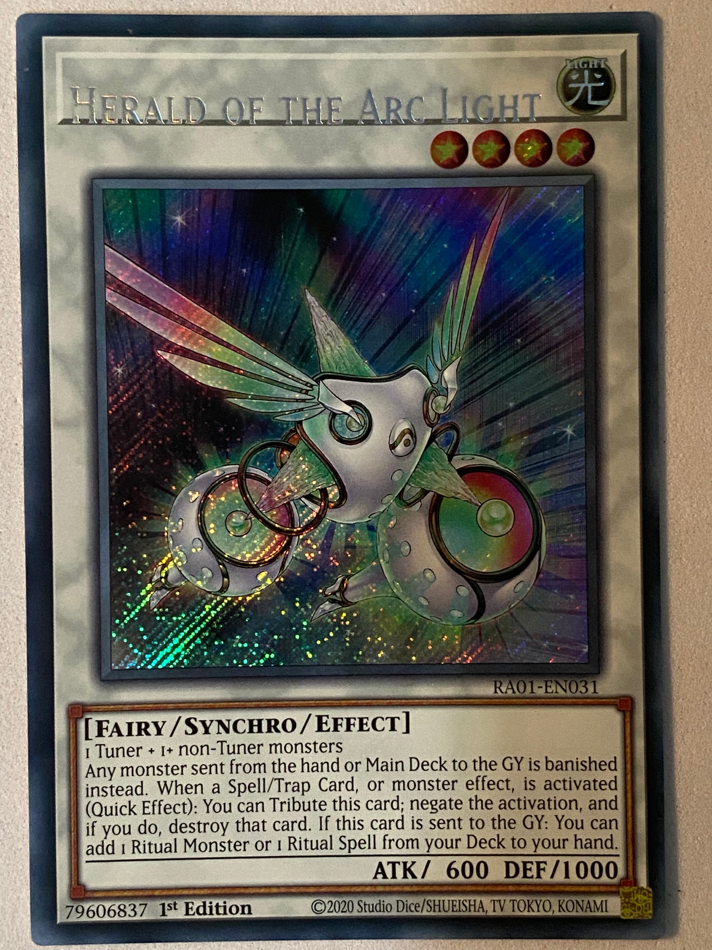 Herald Of The Arc Light RA01-EN031 Misprint