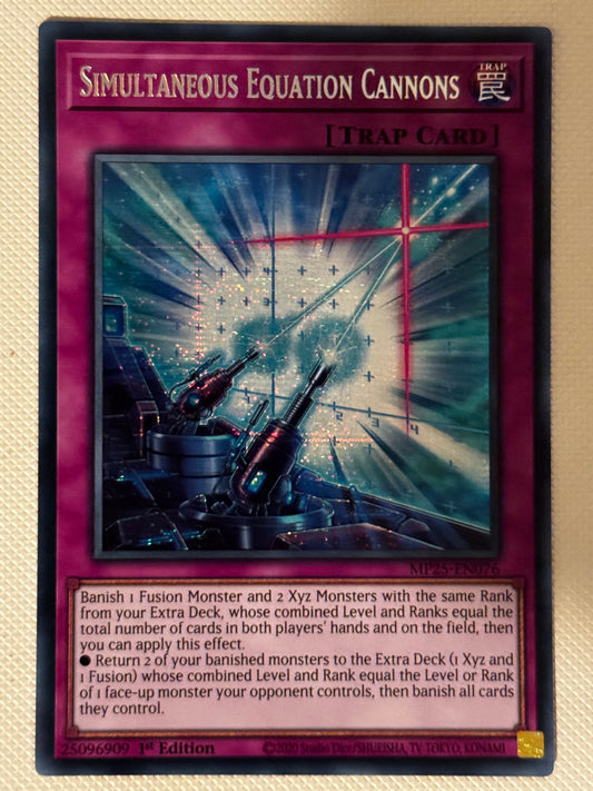 Simultaneous Equation Cannon MP25-EN076