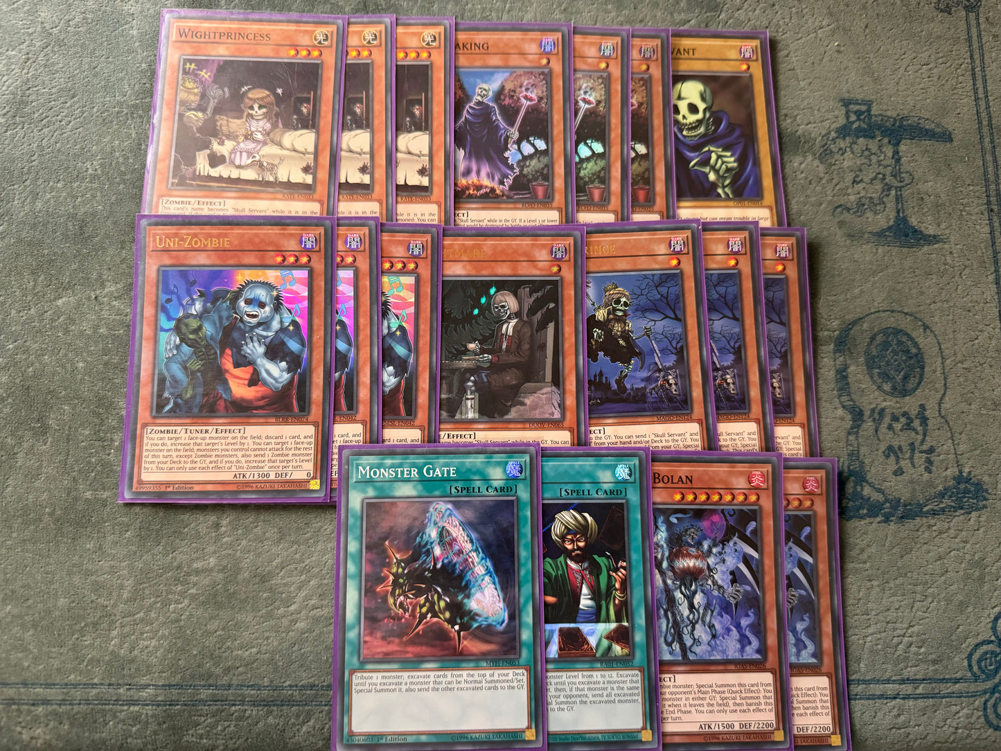 Skull Servant Cards