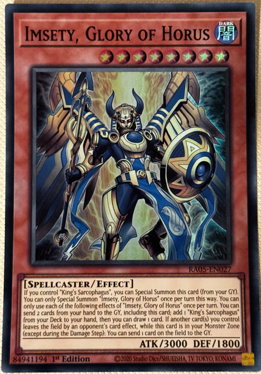 Imsety, Glory Of Horus RA05-EN027