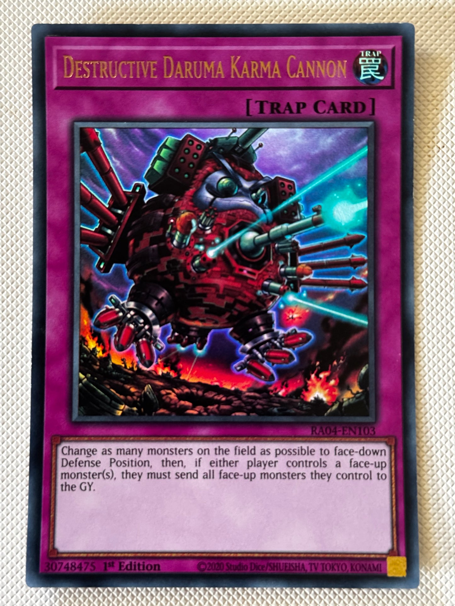 Destructive Daruma Karma Cannon RA04-EN0103