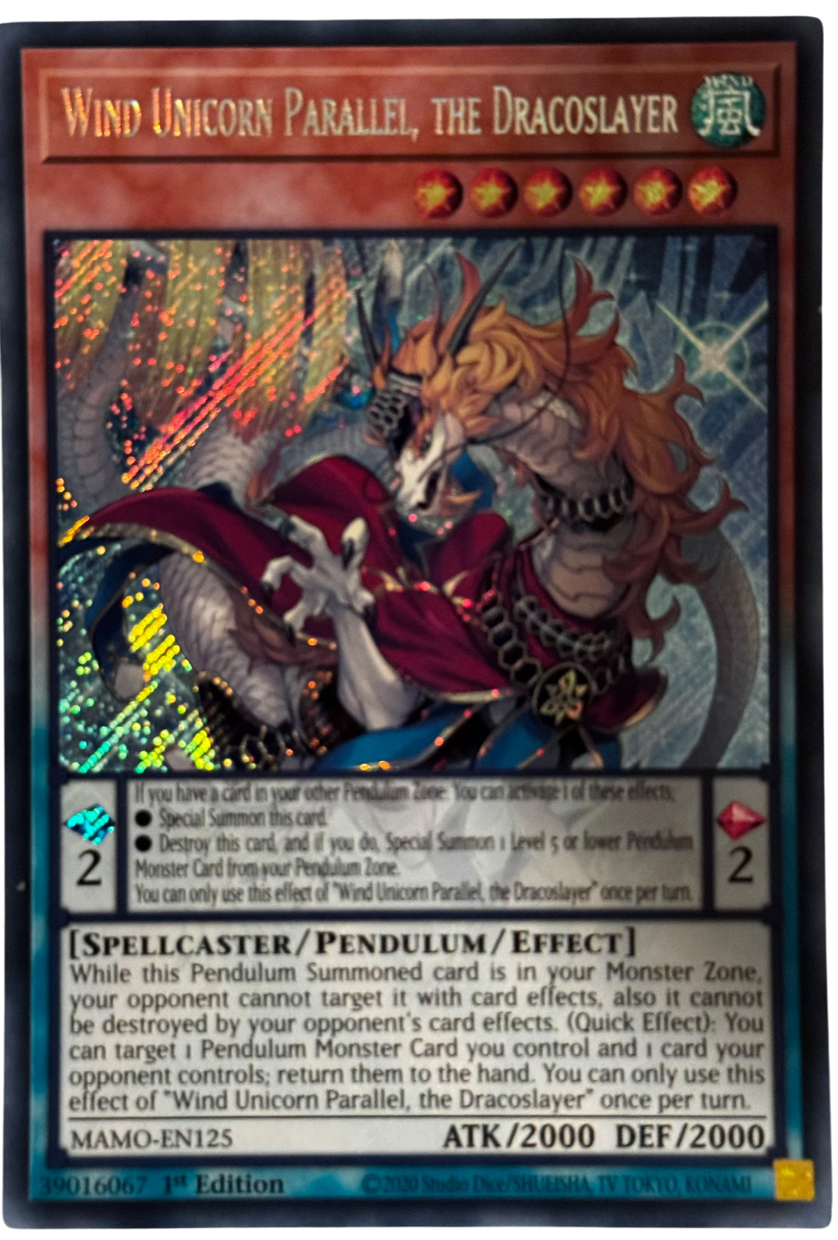 Wind Unicorn Parallel, The Dracoslayer MAMO-EN125