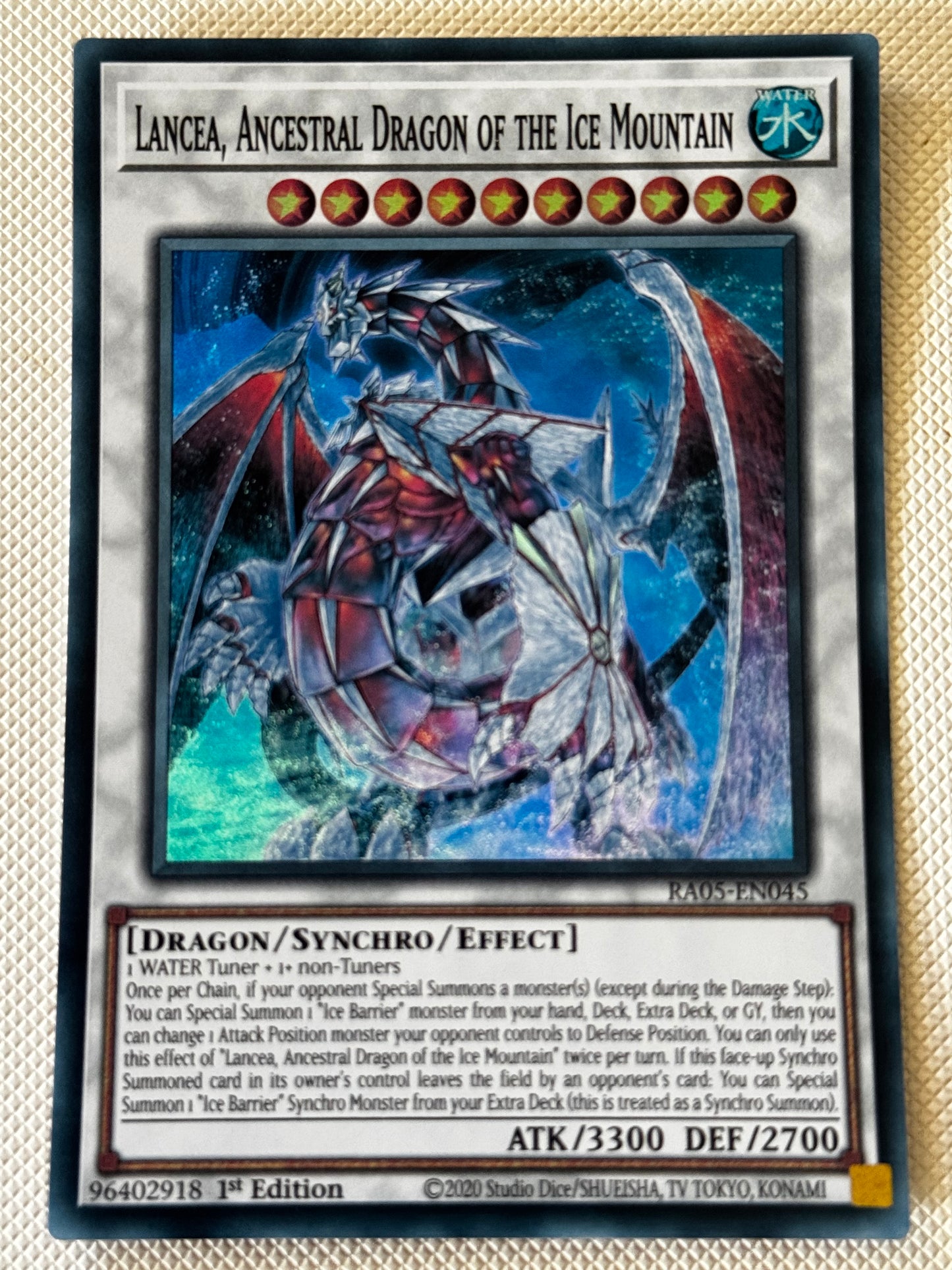 Lancea, Ancestral Dragon Of The Ice Mountain RA05-EN045